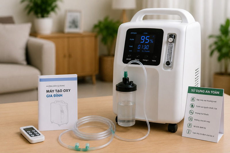 Máy tạo Oxy gia đình là gì? Cách lựa chọn và sử dụng an toàn