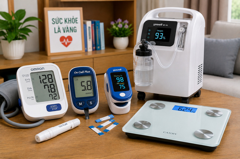 Các thiết bị y tế cho gia đình có người mắc bệnh mạn tính